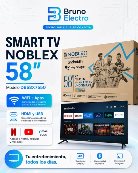 SMART TV NOBLEX 58'