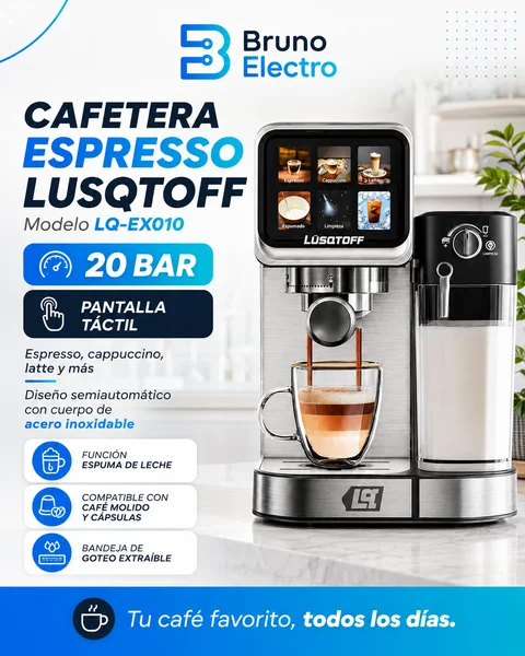 LUSQTOFF CAFETERA LQ-EX010