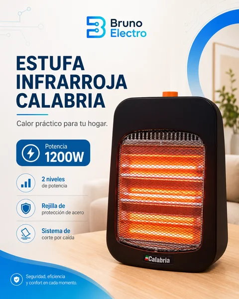 CALABRIA ESTUFA INFRARROJA 3V